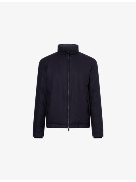 CORNELIANI Padded Blouson Cashmere Blend Jacket