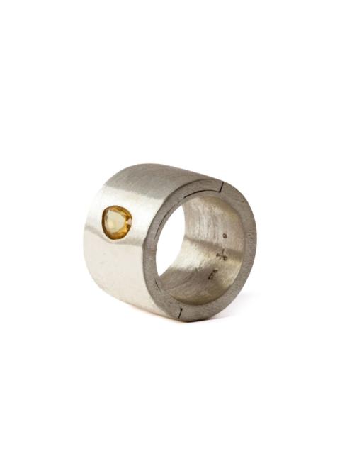 Parts of Four Sistema sterling-silver sapphire ring