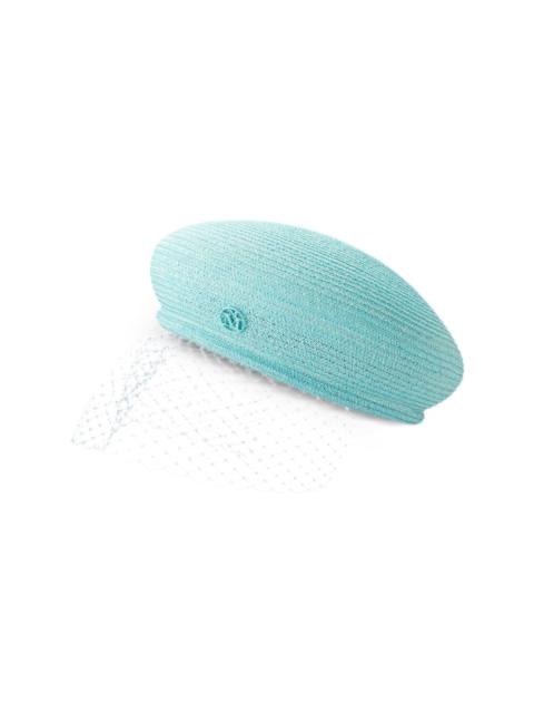 MAISON MICHEL New Bonnie veil-detail beret