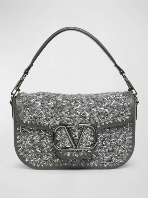 Alltime VLOGO Crochet Wool Shoulder Bag