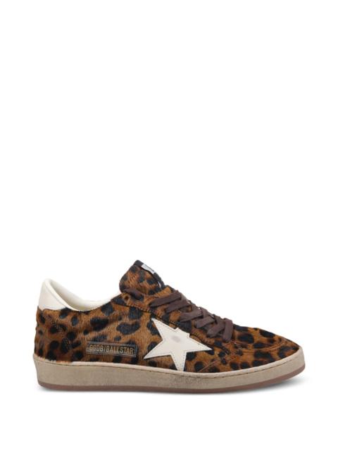 Golden Goose Golden Goose Ball Star Leopard-print Sneakers