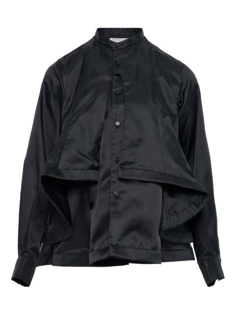Noir Kei Ninomiya ruffled-layer twill shirt