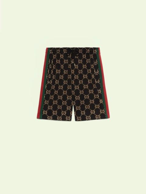GUCCI Gucci GG Jersey Cotton Jogging Shorts