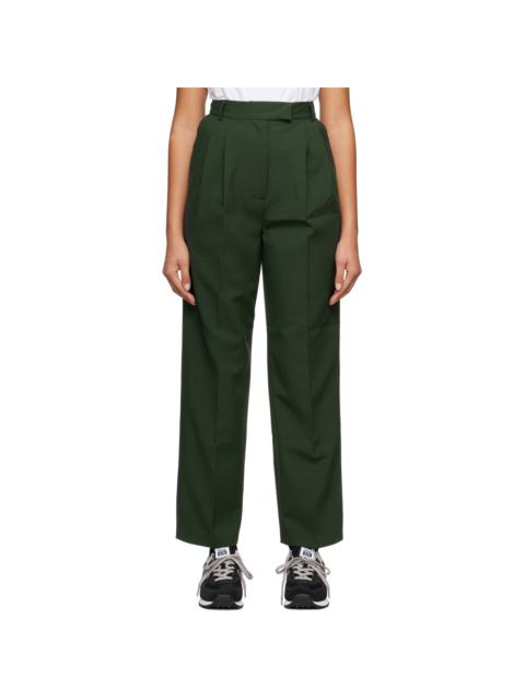 The Frankie Shop Green Bea Trousers