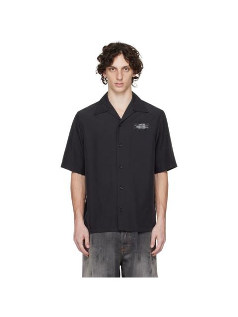 Black 'Amiri Spirit' Bowling Shirt