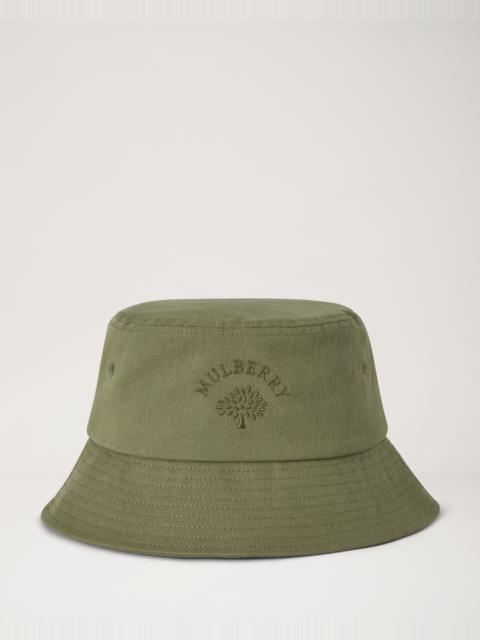 Mulberry Mulberry Tree Bucket Hat Khaki Cotton