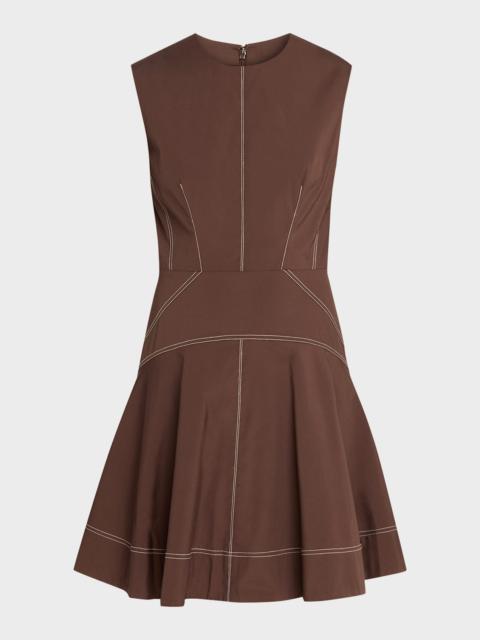 VERONICA BEARD Karrigan Sleeveless Mini Dress