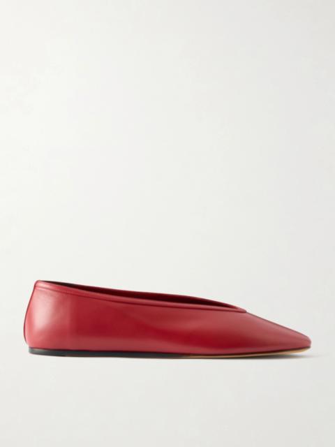 LE MONDE BÉRYL Luna Leather Ballet Flats