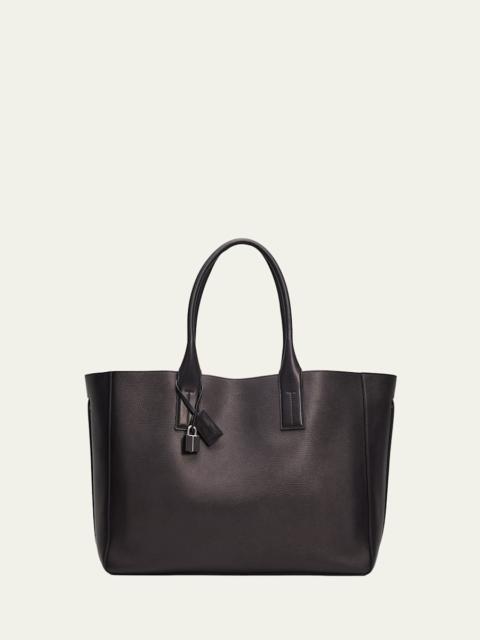 TOM FORD Men's T-Line Grained Leather East-West Tote Bag
