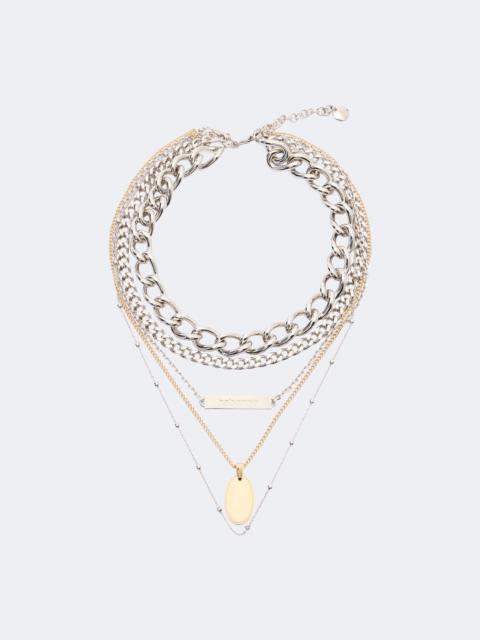 rabanne Layered chain necklace