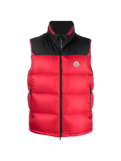 two-tone padded gilet