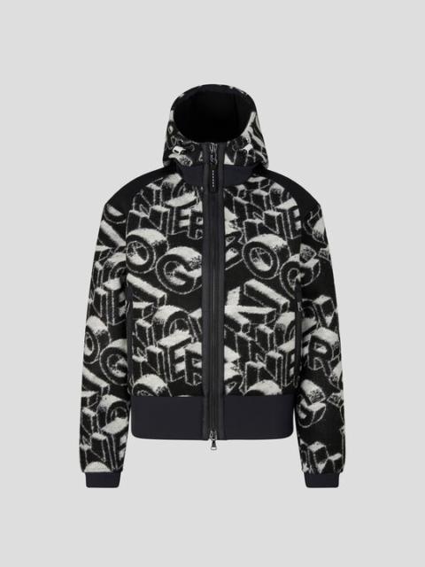 BOGNER Aniela Mid-layer jacket in Black/White