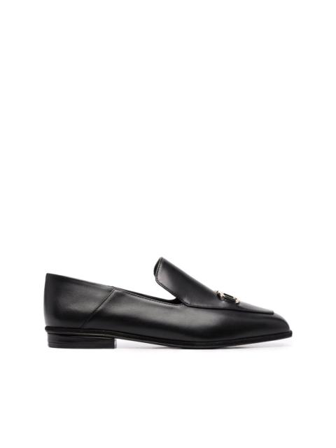 FERRAGAMO Gancini logo-embellished loafers