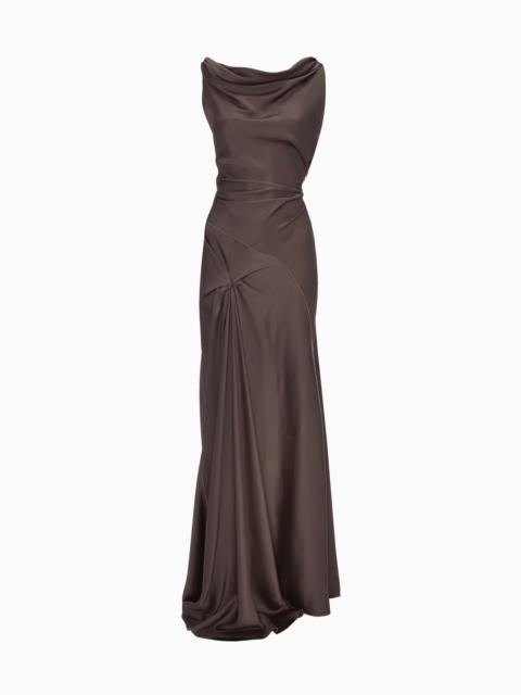 Victoria Beckham Posy Gown In Ore