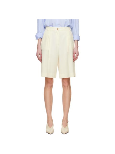 LA COLLECTION Off-White Frankie Shorts