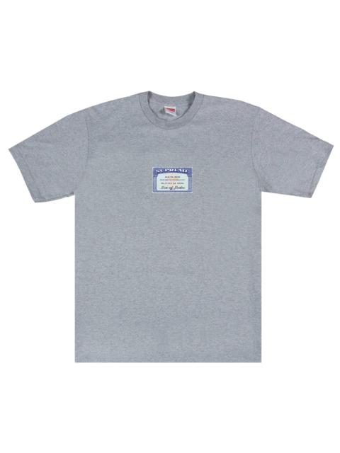 Supreme Social Tee 'Heather Grey'