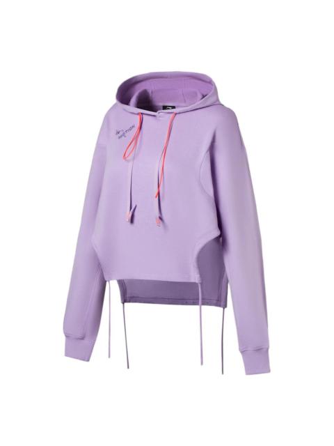 (WMNS) Li-Ning Athletics Hoodie 'Purple' AWDS948-3