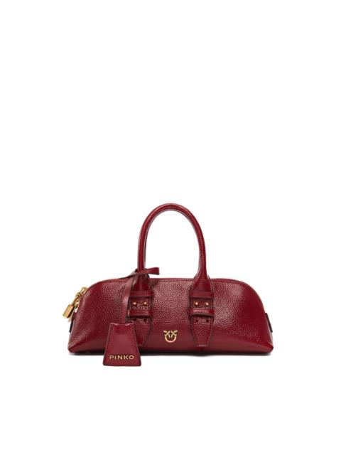 PINKO buckle-lock leather tote bag