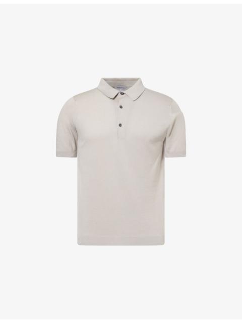 JOHN SMEDLEY Adrian Sea Island Cotton Polo Shirt