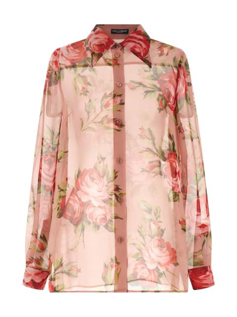Dolce & Gabbana 'Bouquet Rose' Shirt