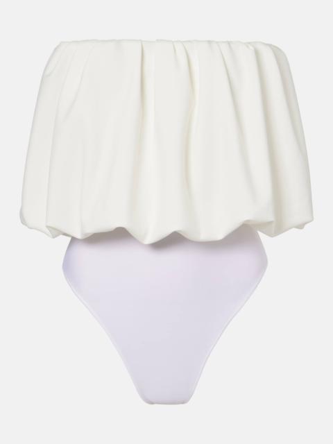 ADRIANA DEGREAS Coquille De Mer bodysuit