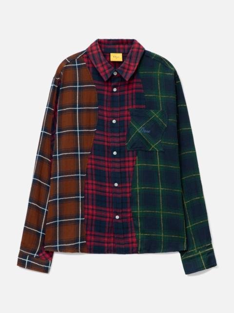 Dime TRIPLE PLAID SHIRT