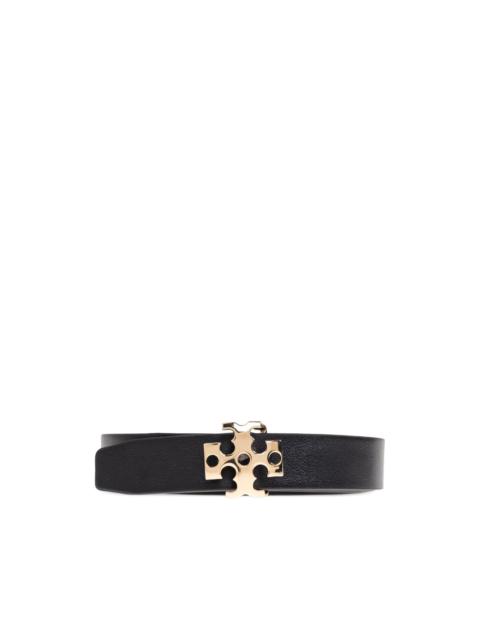 TORY BURCH logo-buckle leather belt