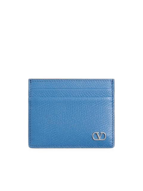 Valentino VLogo Signature cardholder in grainy calfskin