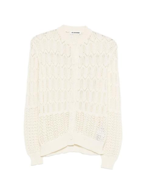 Jil Sander openwork cardigan