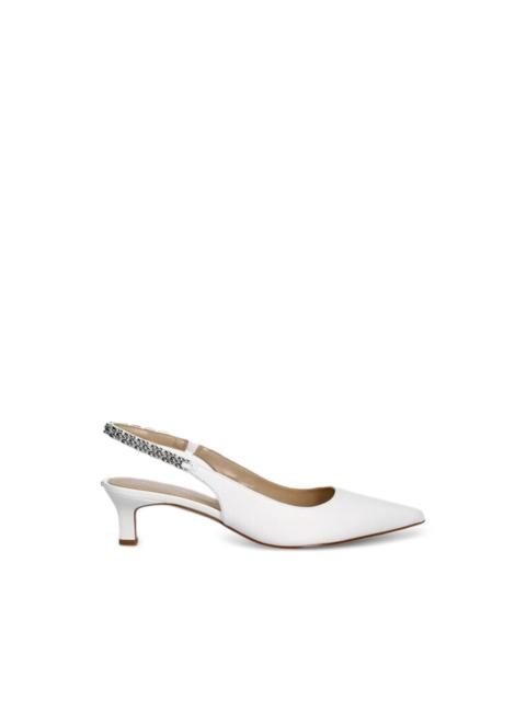 MICHAEL KORS chain-embellished heeled pumps