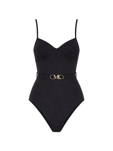 MICHAEL KORS logo swimsuit