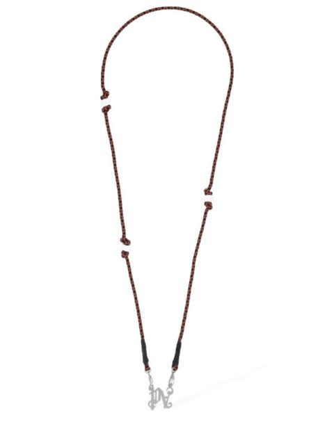 Palm Angels Monogram bead necklace