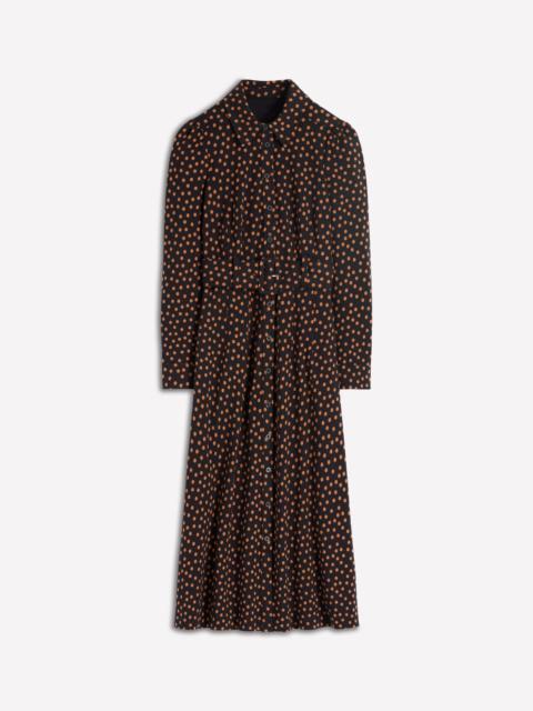 BODEN Anita Long Sleeve Shirt Dress-Black, Painted Dot