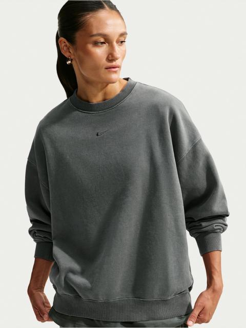 Nike Nike Studio Fleece Medium Weight Women's Oversized Crew-Neck Sweatshirt