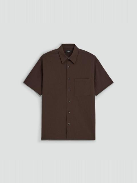 Theory Noll Short-Sleeve Shirt in Kelso Nylon