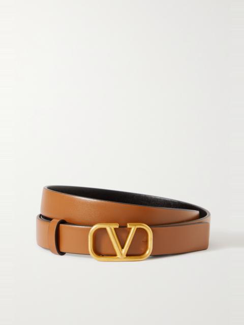 Valentino Garavani VLOGO reversible leather belt