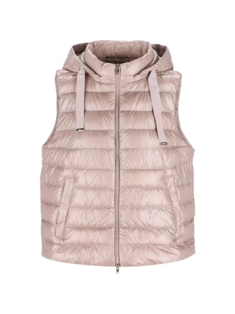 Herno hooded puffer gillet