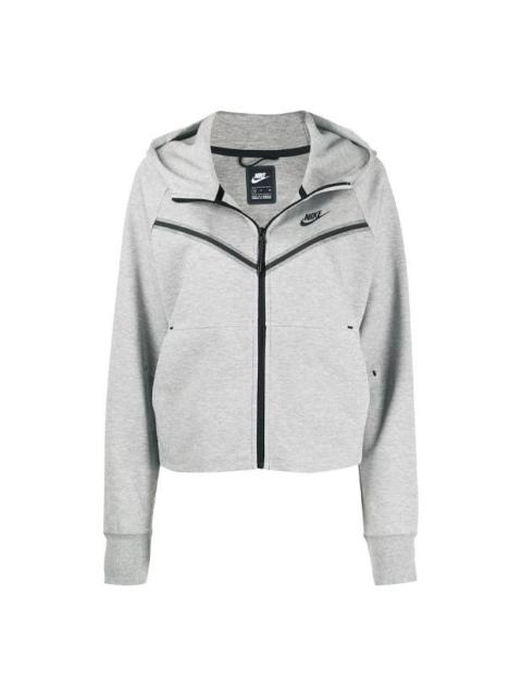 Nike (WMNS) Nike Tech Fleece Windrunner Hooded Jacket Grey Gray CW4298-063