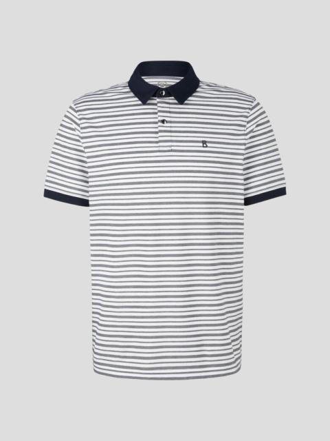 BOGNER Timo Polo shirt in Navy blue/White