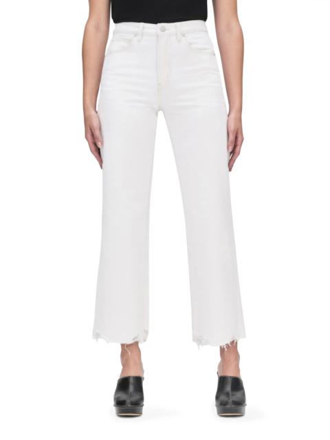 Relaxed Fit Straight Leg Crop Jeans