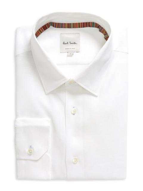 Paul Smith Tailored Fit Linen Dress Shirt