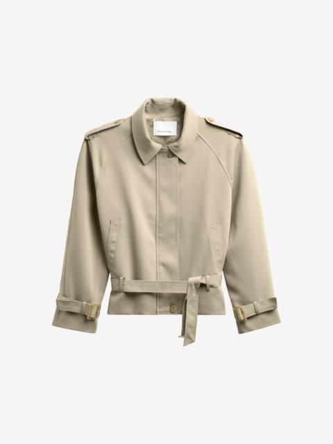 The Frankie Shop Avray Short Trench - Beige