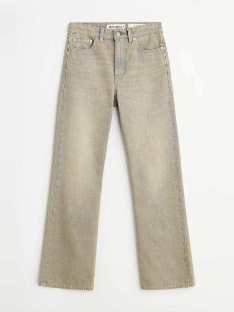 Our Legacy Boot Cut Lume Wash Denim