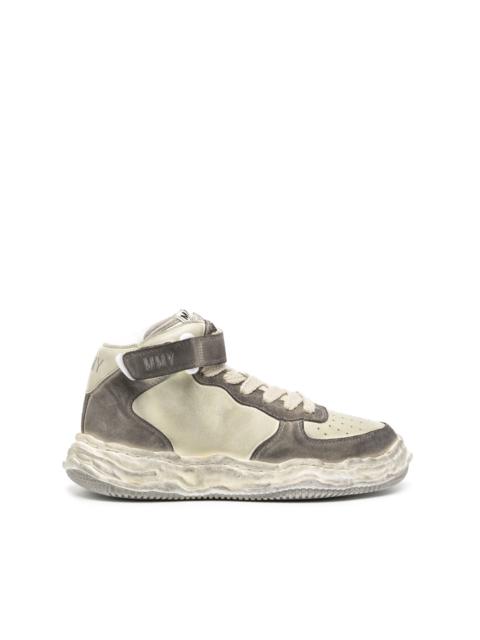 Maison MIHARAYASUHIRO Wayne Brushed suede high-top sneakers