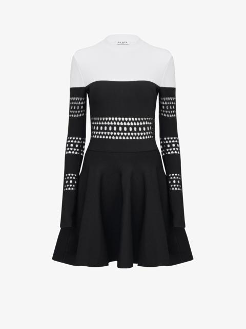 Alaïa BI-COLOR VIENNE DRESS