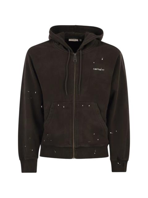 Carhartt Carhartt Painter Paint-splatter Logo-embroidered Hoodie