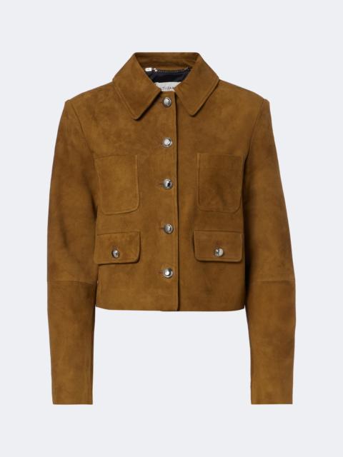 Altuzarra Astley cropped suede jacket