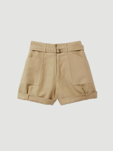Sandro High-waisted shorts