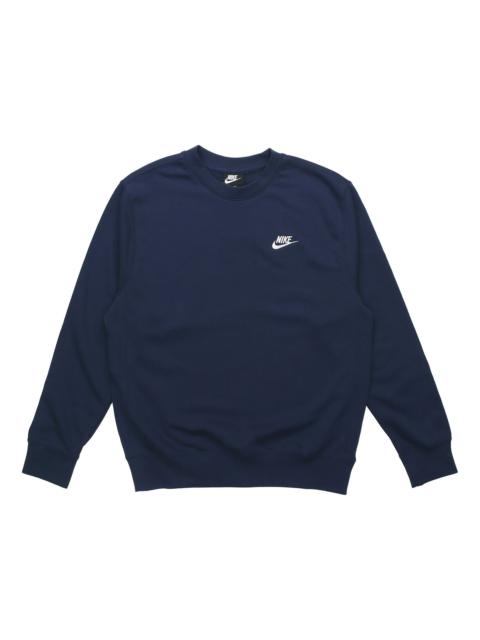Nike Nike Basic Chest logo Round Neck Navy Blue BV2667-410