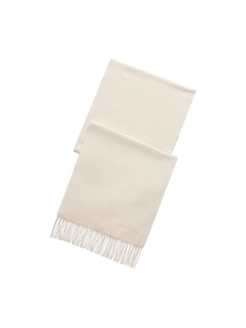 Ralph Lauren woven cashmere fringed scarf